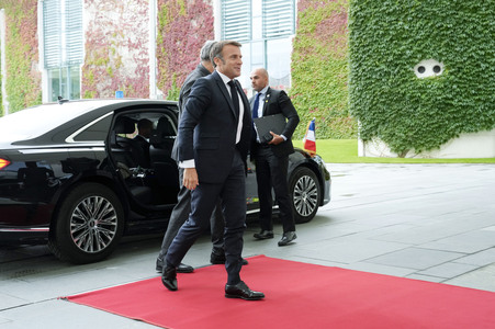 Empfang des Staatspräsidenten der Französischen Republik in Berlin