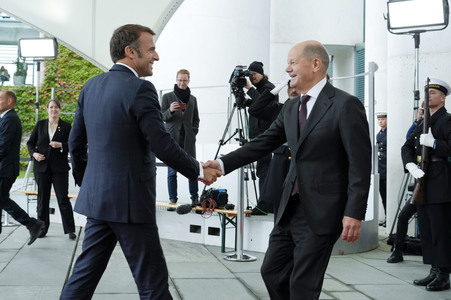 Empfang des Staatspräsidenten der Französischen Republik in Berlin