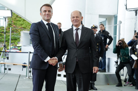 Empfang des Staatspräsidenten der Französischen Republik in Berlin