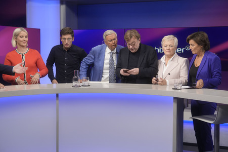 Talkshow 'maischberger' in Berlin