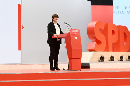 Ordentlicher Bundesparteitag der SPD in Berlin