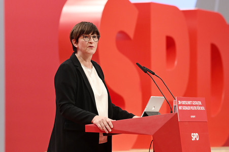 Ordentlicher Bundesparteitag der SPD in Berlin