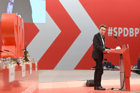 Ordentlicher Bundesparteitag der SPD in Berlin