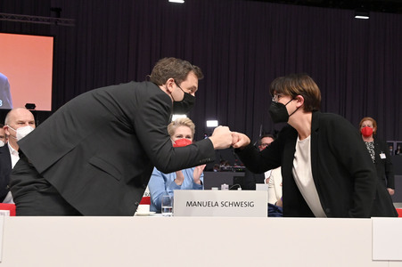Ordentlicher Bundesparteitag der SPD in Berlin