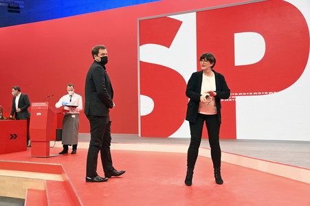 Ordentlicher Bundesparteitag der SPD in Berlin