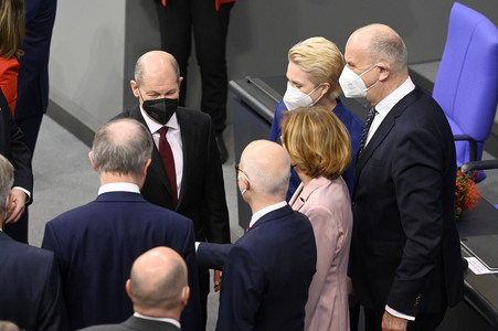 5. Sitzung des Deutschen Bundestages in Berlin