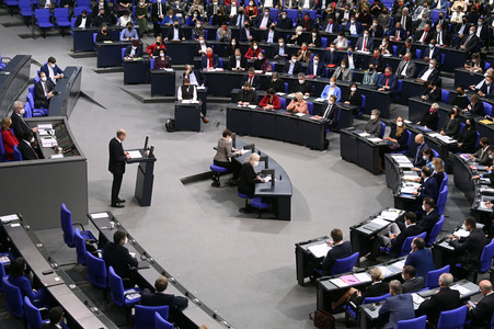 8. Sitzung des Deutschen Bundestages in Berlin