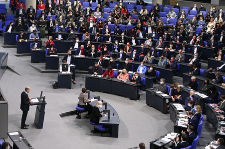 8. Sitzung des Deutschen Bundestages in Berlin