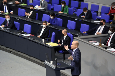 8. Sitzung des Deutschen Bundestages in Berlin