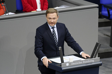 9. Sitzung des Deutschen Bundestages in Berlin