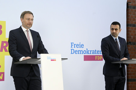 Pressestatement der FDP in Berlin