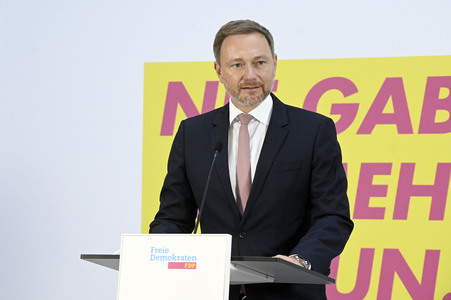 Pressestatement der FDP in Berlin
