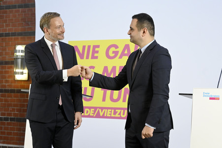 Pressestatement der FDP in Berlin