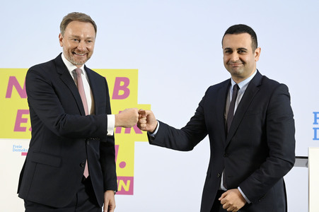 Pressestatement der FDP in Berlin