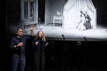 Theaterprobe 'Der Hofmeister' in Berlin