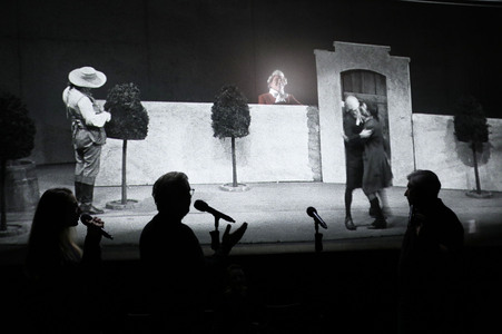 Theaterprobe 'Der Hofmeister' in Berlin