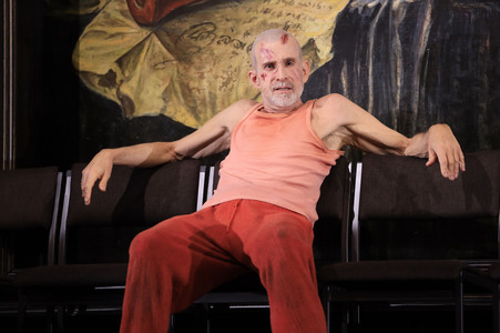 Theaterprobe 'Der zerbrochene Krug' in Berlin
