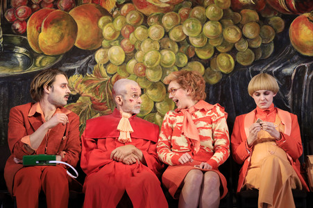 Theaterprobe 'Der zerbrochene Krug' in Berlin