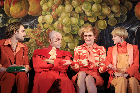 Theaterprobe 'Der zerbrochene Krug' in Berlin