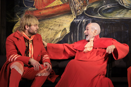Theaterprobe 'Der zerbrochene Krug' in Berlin