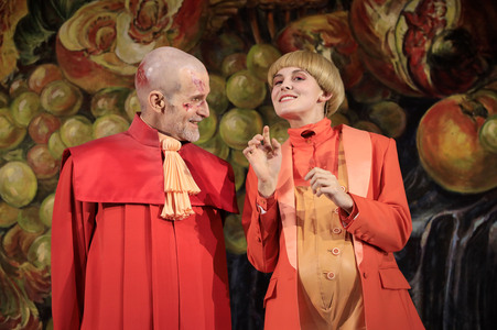 Theaterprobe 'Der zerbrochene Krug' in Berlin