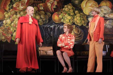 Theaterprobe 'Der zerbrochene Krug' in Berlin