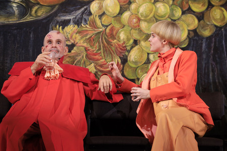 Theaterprobe 'Der zerbrochene Krug' in Berlin