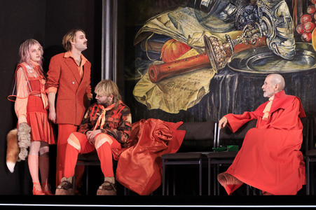Theaterprobe 'Der zerbrochene Krug' in Berlin