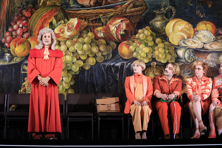 Theaterprobe 'Der zerbrochene Krug' in Berlin