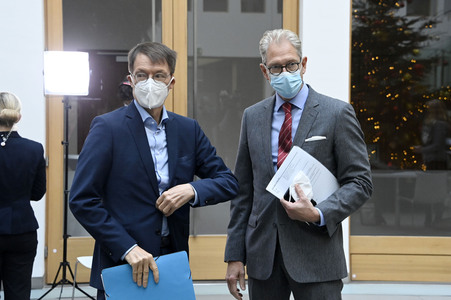 Pressekonferenz zur aktuellen Corona-Lage in Berlin