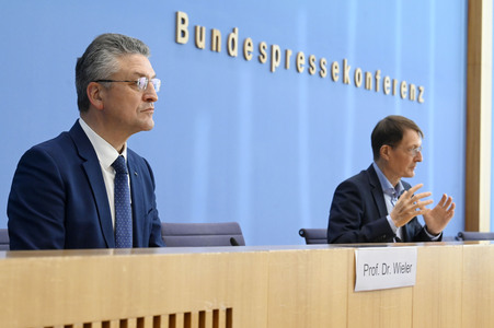 Pressekonferenz zur aktuellen Corona-Lage in Berlin