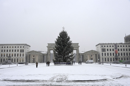 Wintereinbruch in Berlin