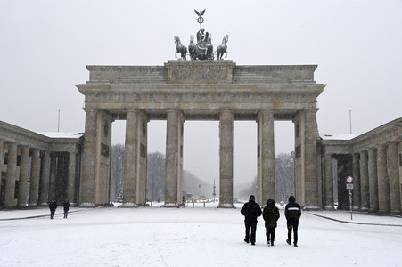 Wintereinbruch in Berlin