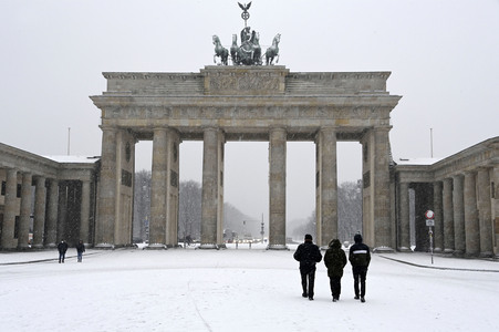 Wintereinbruch in Berlin
