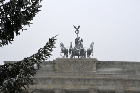 Wintereinbruch in Berlin