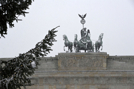 Wintereinbruch in Berlin