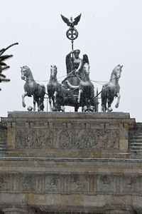 Wintereinbruch in Berlin