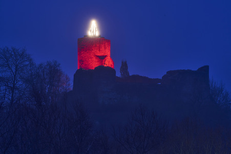 Adventskerze in Polle