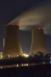 Das Kernkraftwerk Grohnde vor der Abschaltung
