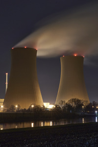 Das Kernkraftwerk Grohnde vor der Abschaltung