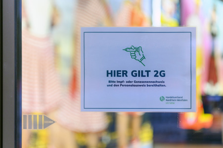 Symbolfoto 2G-Regel
