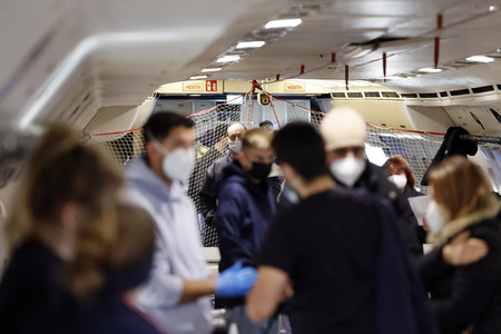 Impfaktion im historischen Airbus in Köln