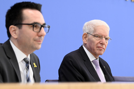 Bundespressekonferenz 'Ein Jahr nach dem 7. Oktober 2023'  in Berlin