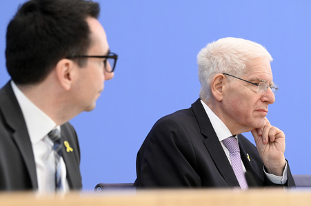 Bundespressekonferenz 'Ein Jahr nach dem 7. Oktober 2023'  in Berlin