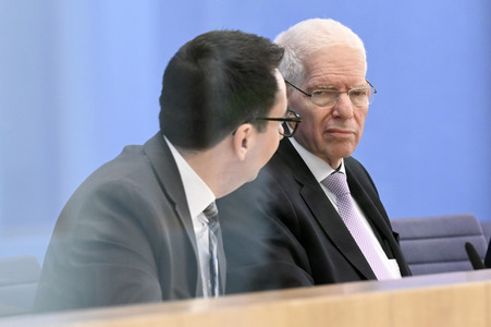 Bundespressekonferenz 'Ein Jahr nach dem 7. Oktober 2023'  in Berlin