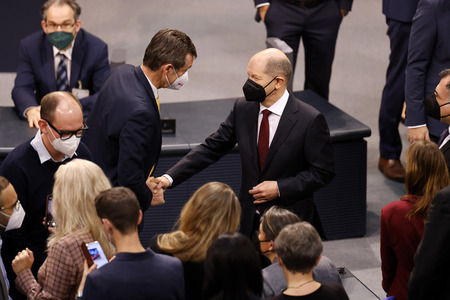 5. Sitzung des Deutschen Bundestages in Berlin