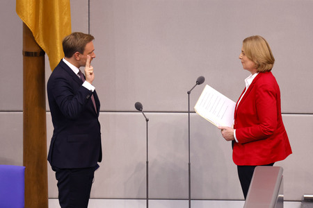 5. Sitzung des Deutschen Bundestages in Berlin