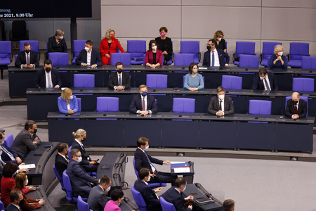 5. Sitzung des Deutschen Bundestages in Berlin