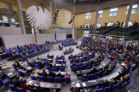 8. Sitzung des Deutschen Bundestages in Berlin