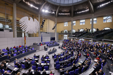 8. Sitzung des Deutschen Bundestages in Berlin